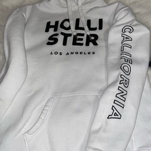 white hoodie, NO STAINS!!